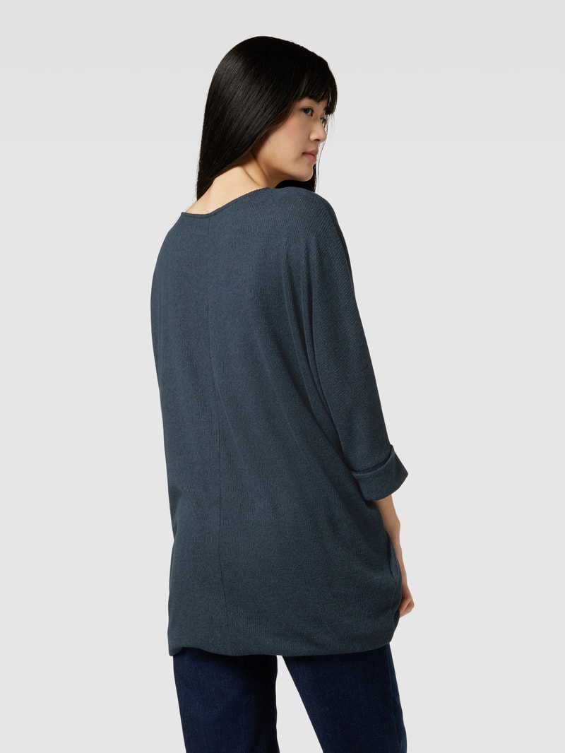 Longshirt mit 3/4-Arm in smaragdgrün