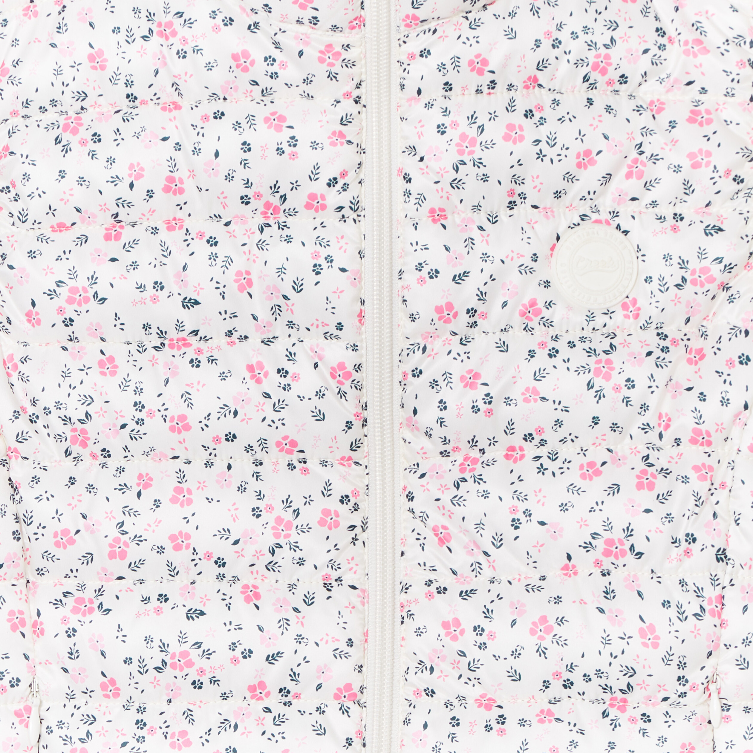 Doudoune sans manches col montant Creeks beige fille | La Halle
