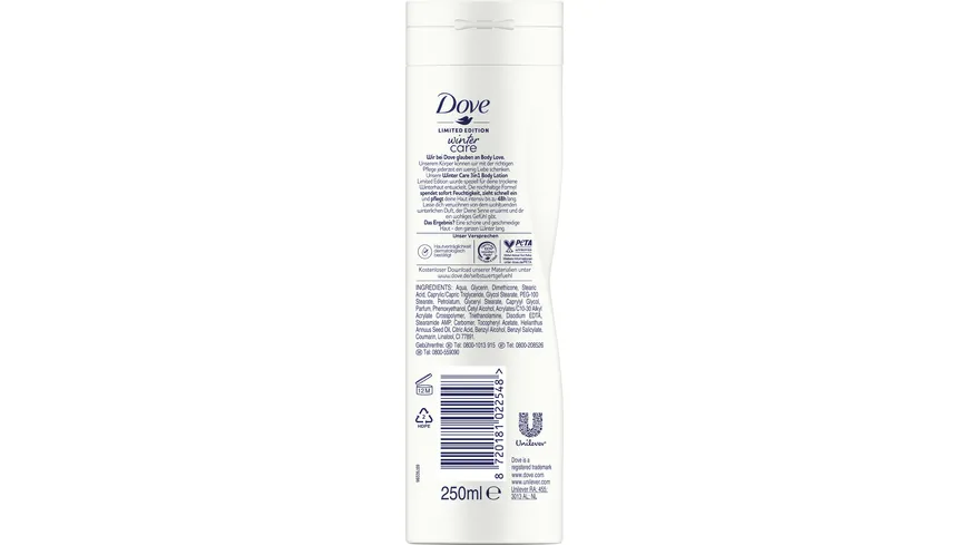 Dove Body Lotion Limited Edition Winter Ritual 250 ml