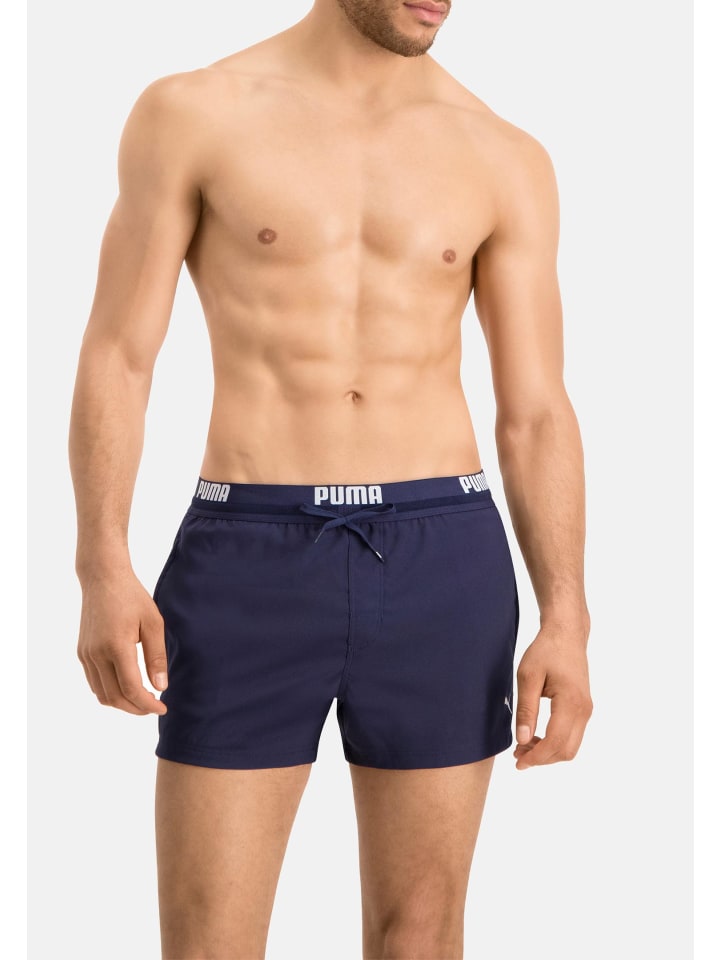 Puma Badehose PUMA SWIM MEN LOGO SHORT in Navy günstig kaufen