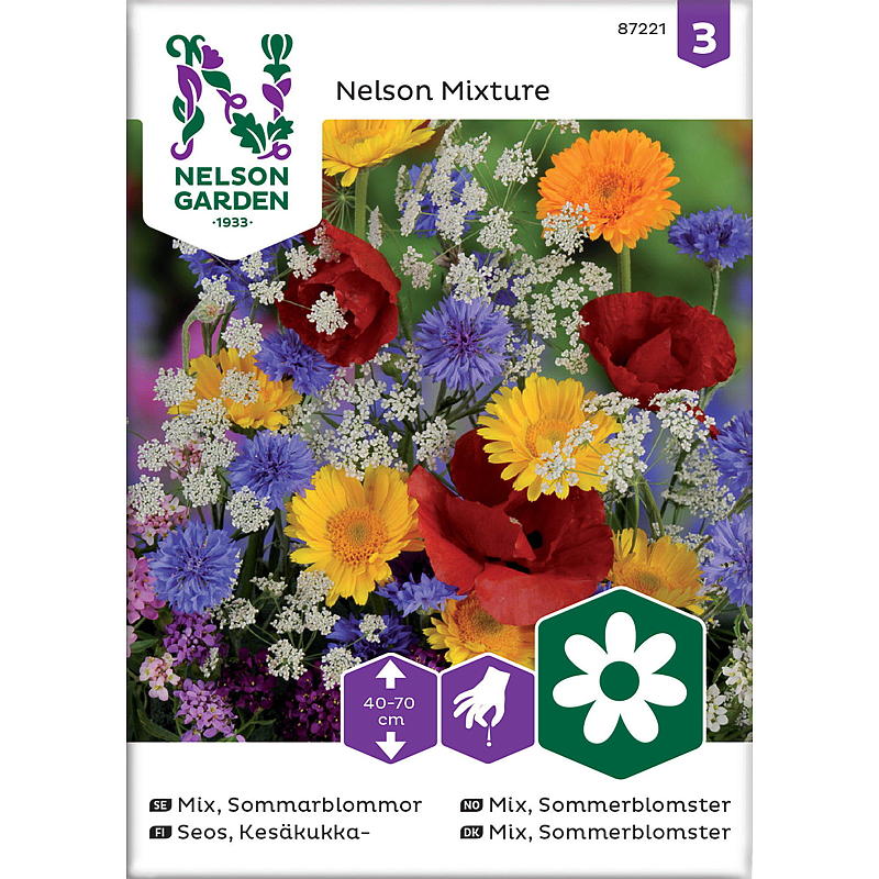 Nelson garden Frø Mix Sommerblomster