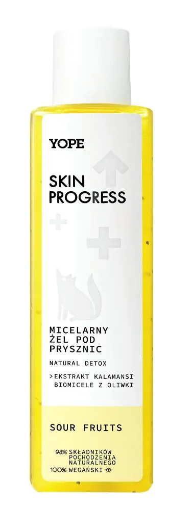 Yope Skin Progress Micellar Shower Gel Φυσική Αποτοξίνωση - Ξινά Φρούτα
