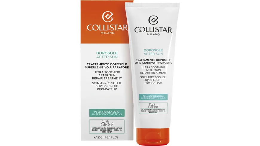 COLLISTAR Ultra Soothing After Sun Repair Treatment Hyper-Sensitive Skins 250 ml
