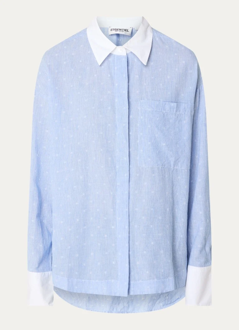 Essentiel Antwerp  Harkle blouse met borstzak