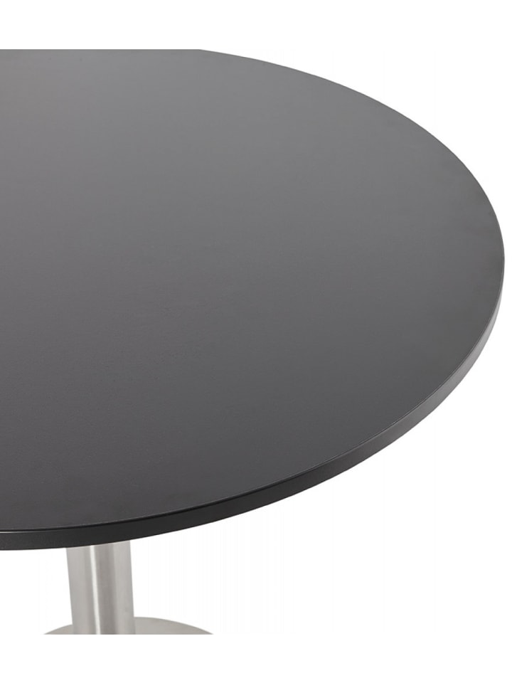 KADIMA DESIGN Esstisch Rund 90 cm Durchmesser Holz Metall | Modernes Design in Schwarz günstig kaufen onesize