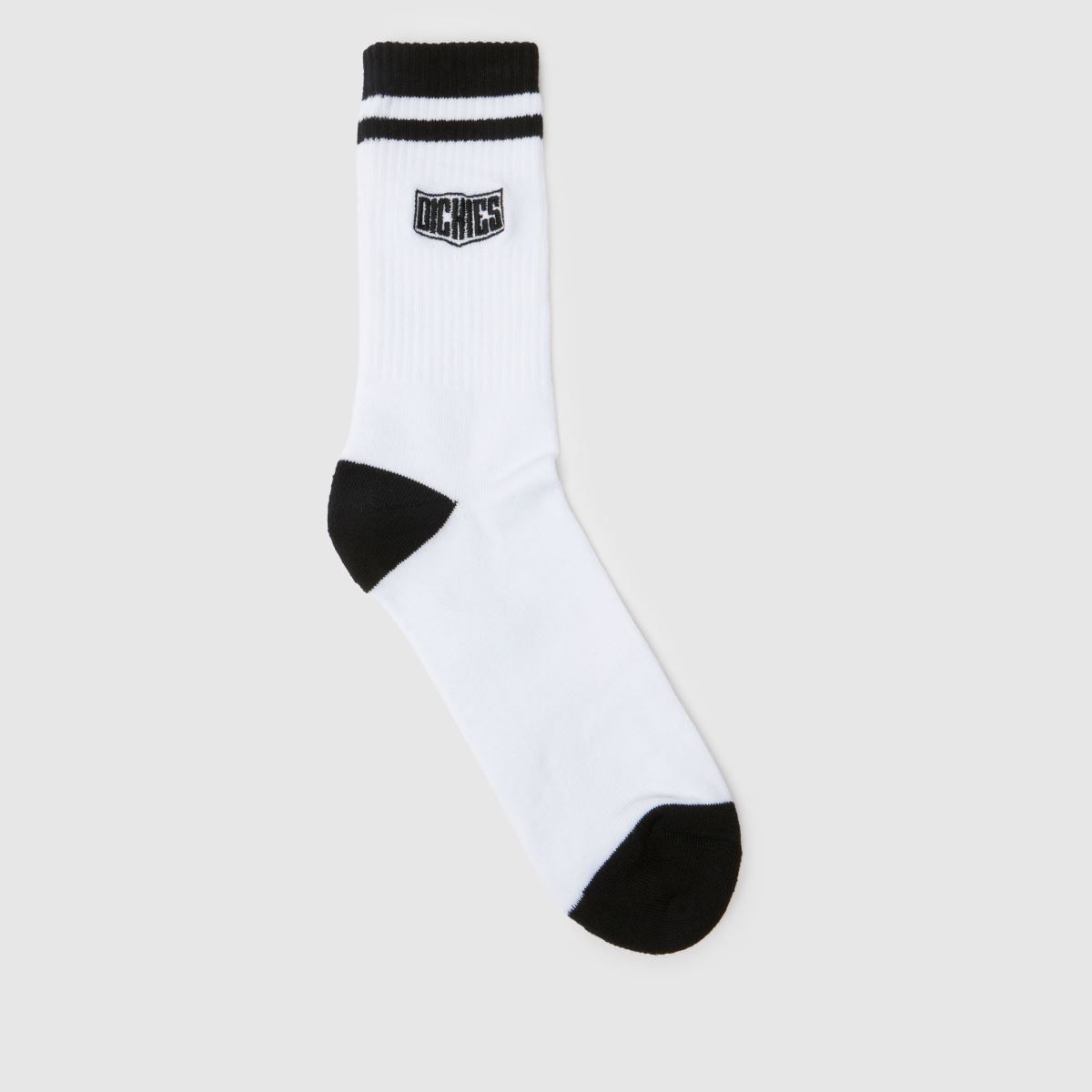 DICKIES fekete-fehér philipsburg zokni, 2 db-os csomag
