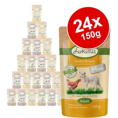 Sparpaket Lukullus Mini Frischebeutel 24 x 150 g