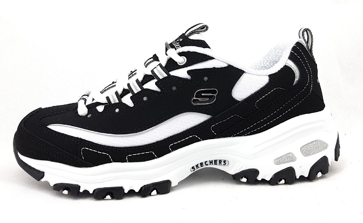 Skechers D Lites 11930 BKW Schwarz BKW black/white