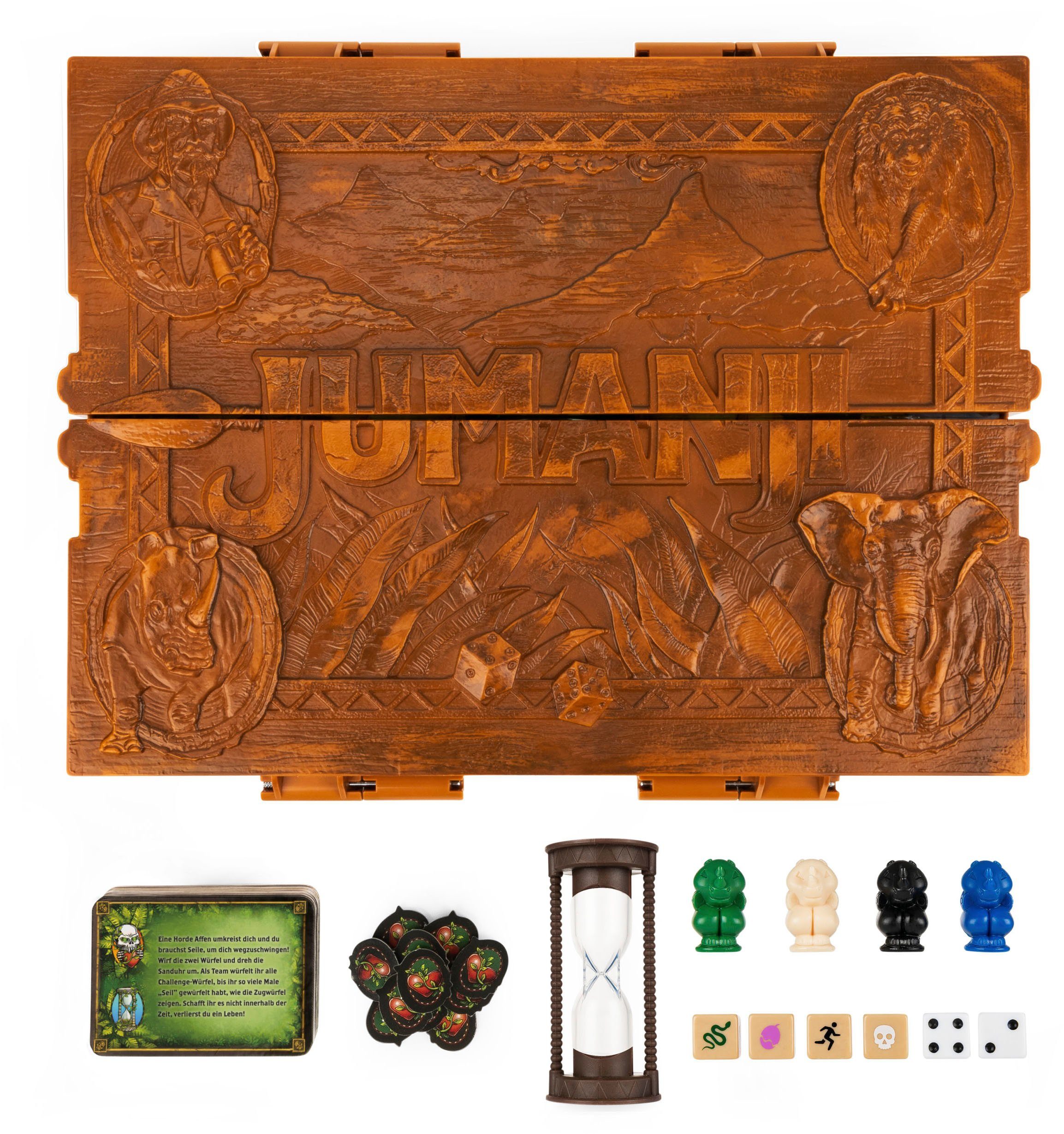 Spin Master Spiel, Familienspiel Spin Master Games, Jumanji DELUXE-VERSION, mit Licht und Sound