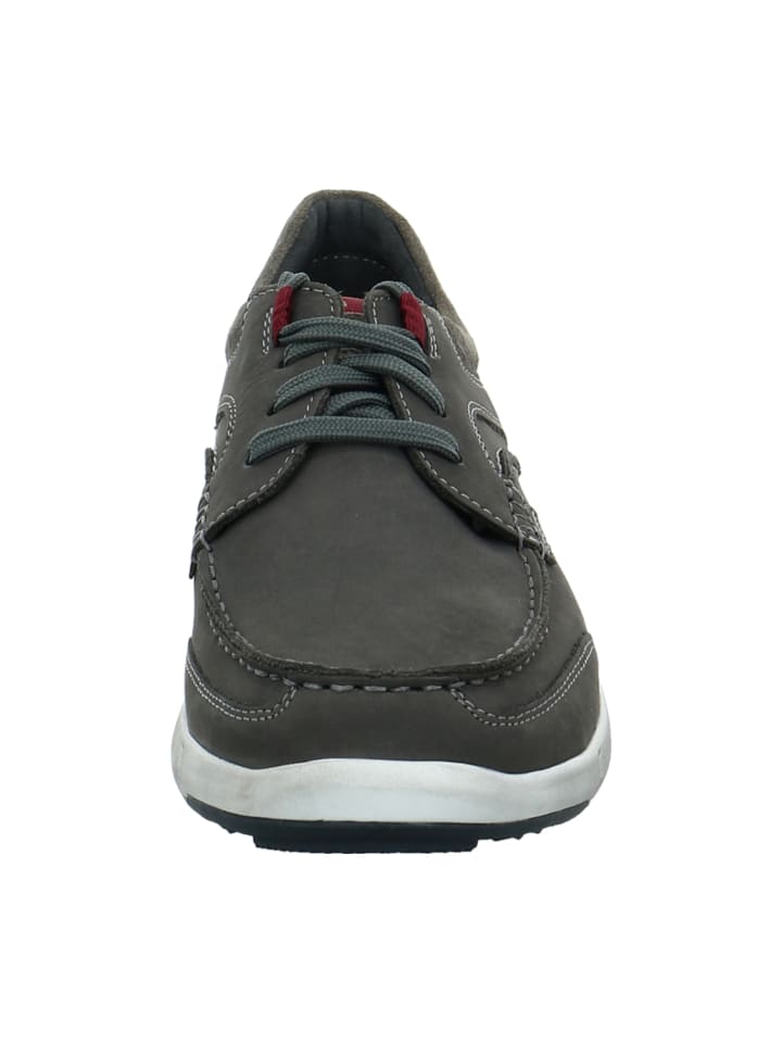 Josef Seibel Mokassin Schnürschuhe in Grau günstig kaufen