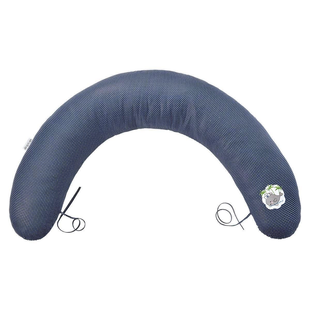 SEI Design Stillkissen Seitenschläferkissen Babynestchen Kuschelnest 170x30 cm, Schwangerschaftskissen mit Bezug, Bezug 100% Baumwolle
