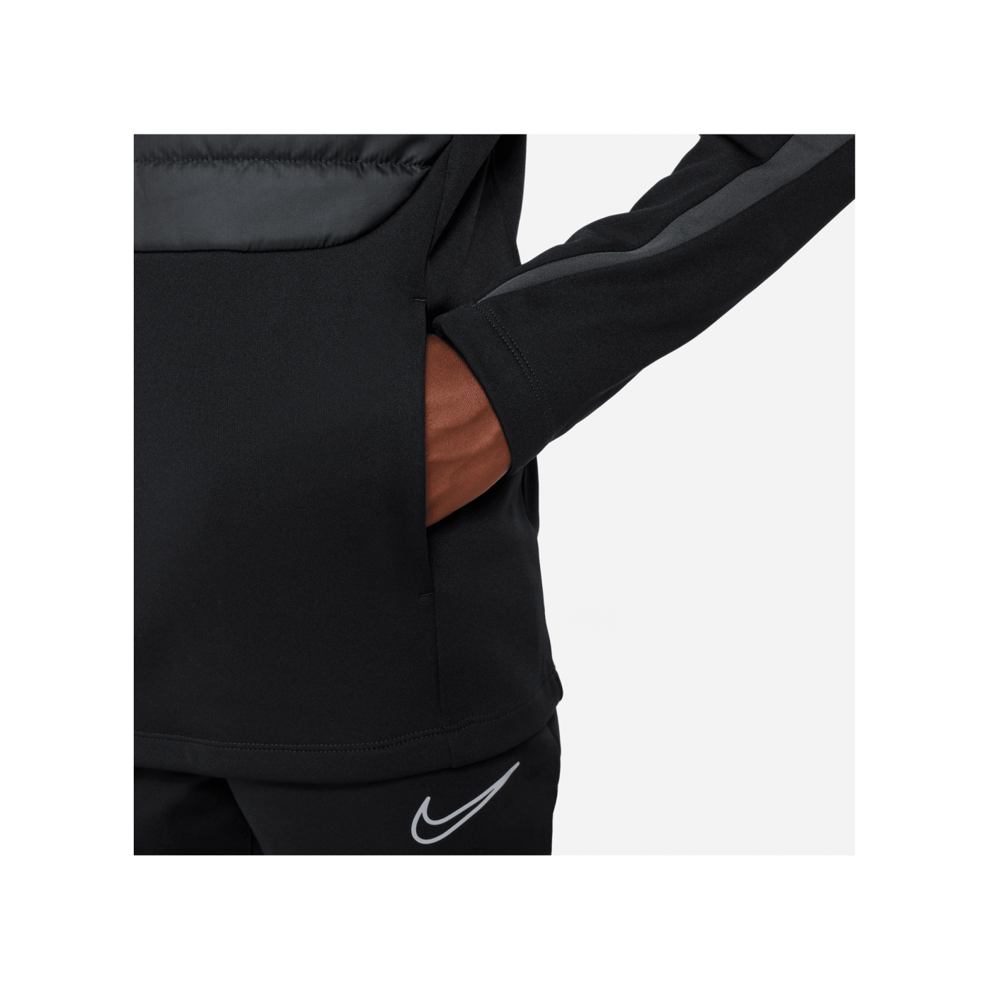 Nike Academy 23 Therm-FIT Drill Top Kids Schwarz F010