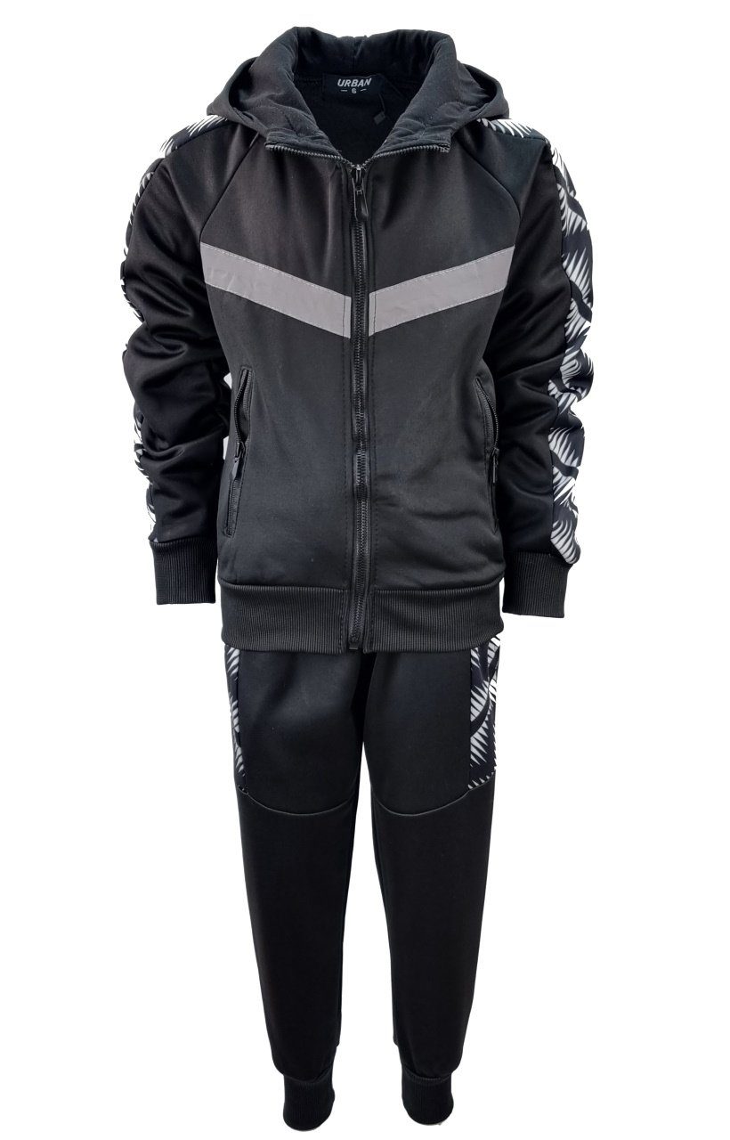 Fashion Boy Trainingsanzug Thermo Trainingsanzug Freizeitanzug Jogginganzug Jungen/Mädchen JF306 (Set)