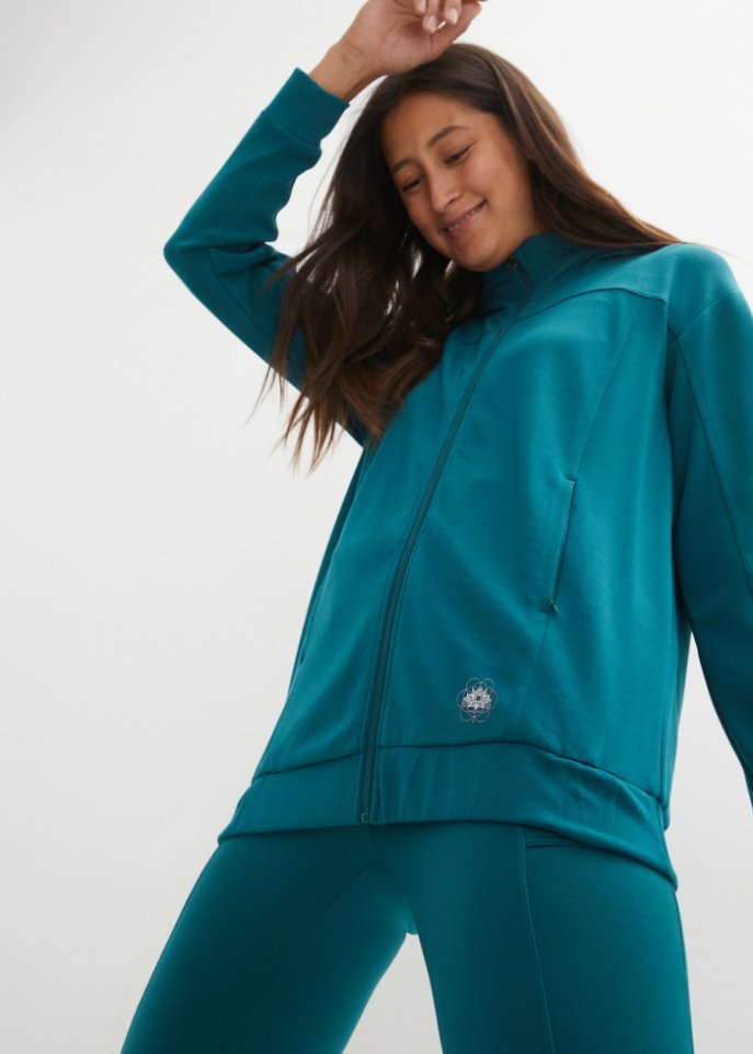 Ultrasofte Kapuzen-Sweatjacke mit Modal