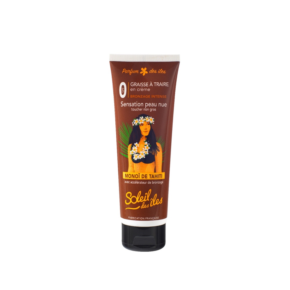 soleil des îles Graisse à traire Tube Sensation peau nue BRONZAGE INTENSE Parfum des iles SPF0 PRODUIT SOLAIRE