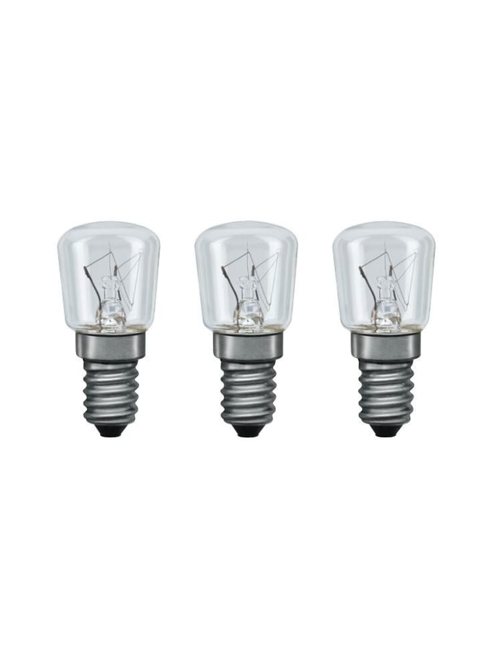 paulmann Bundle 3er Pack Birnenlampe Backofen 15W E14 300° Klar G günstig kaufen onesize