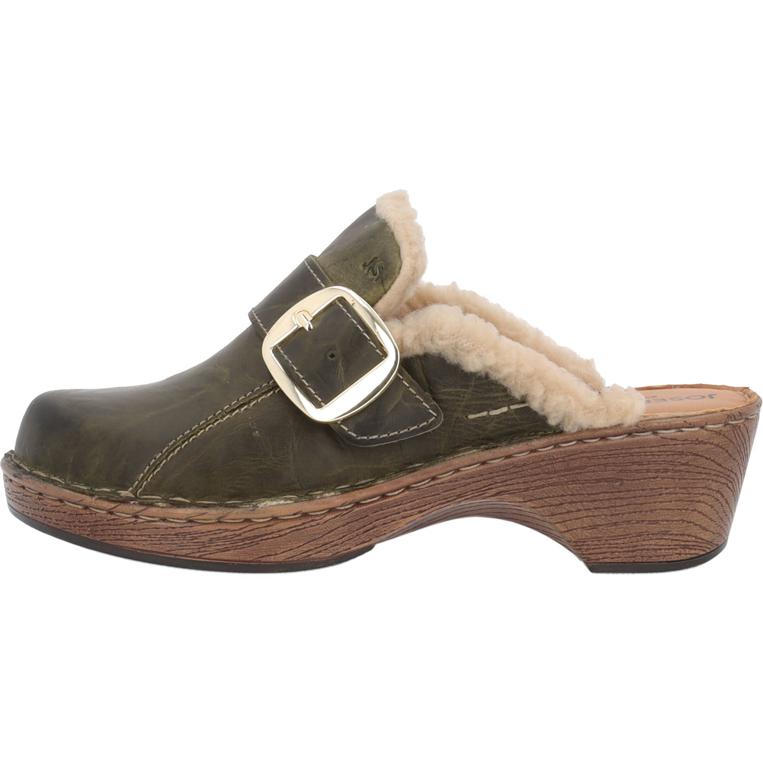 Josef Seibel Lily 10 77610, Clogs, Damen, Oliv