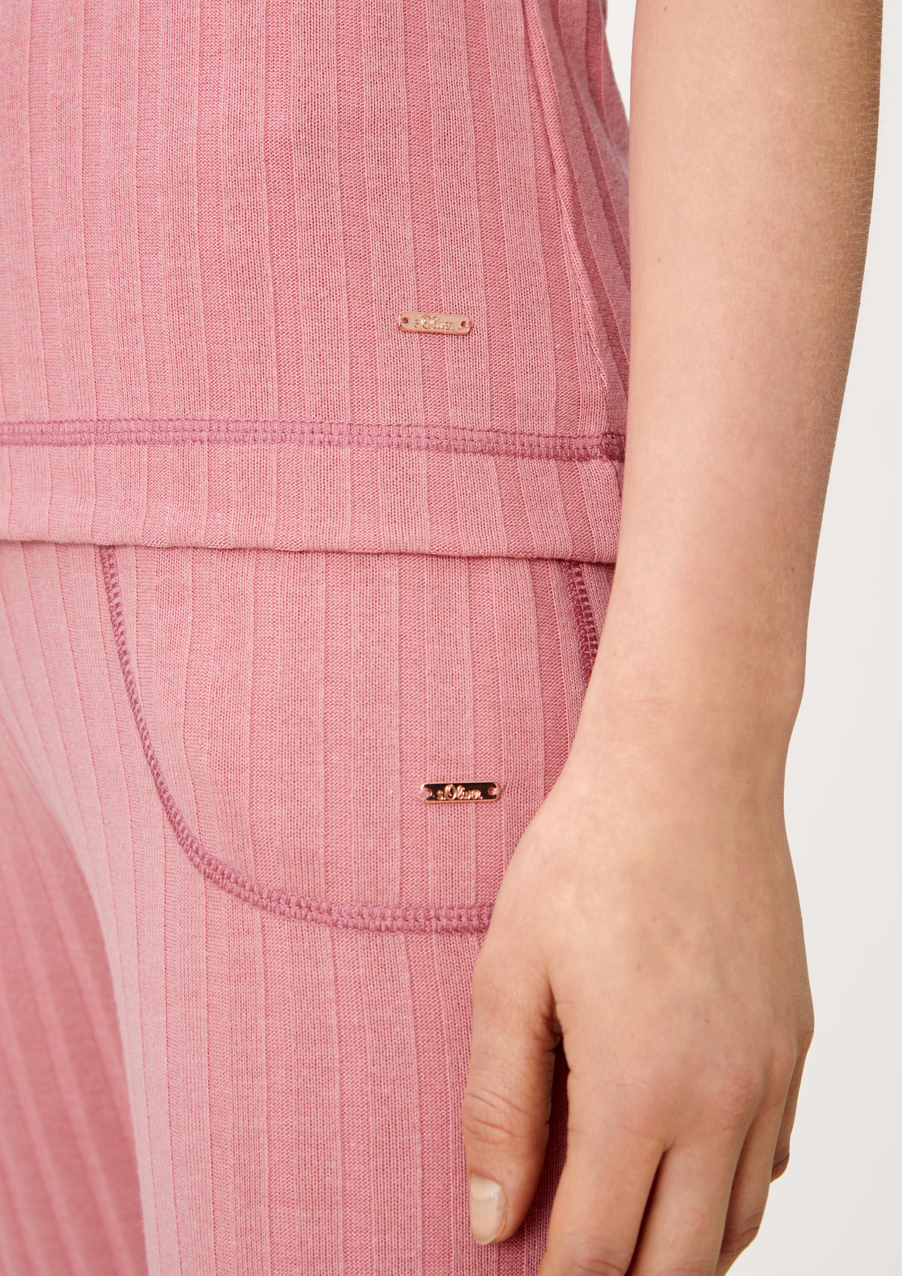 Pyjamatop aus Rippware  6007050-4500