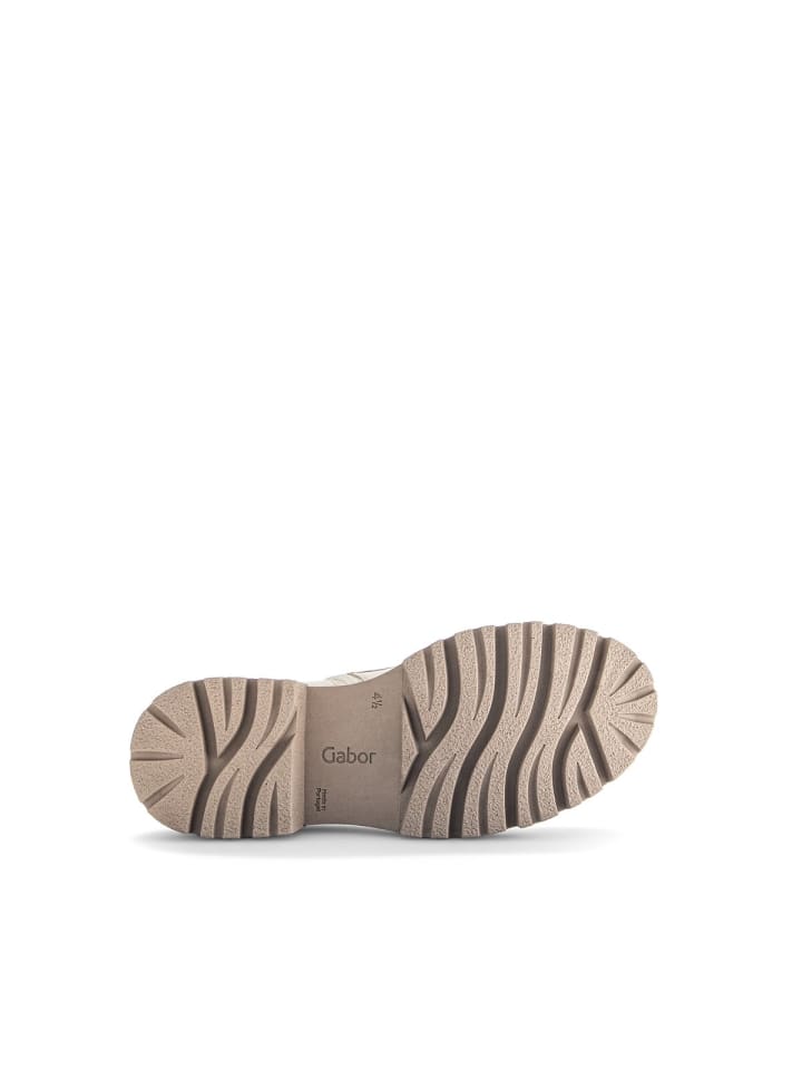 Gabor Fashion Schnürstiefeletten in beige günstig kaufen