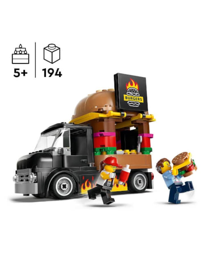 LEGO Bausteine City Burger-Truck, ab 5 Jahre günstig kaufen onesize