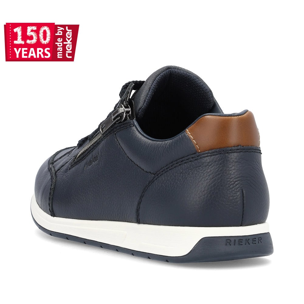 Rieker Herren Sneaker Low stahlblau
