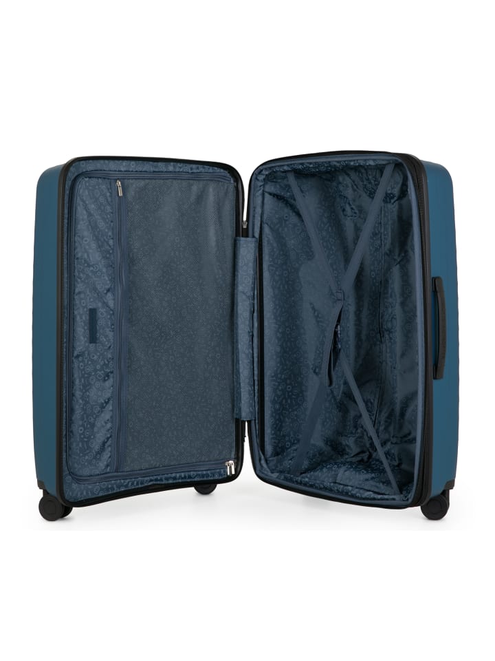 Hauptstadtkoffer Kotti - Großer Koffer Trolley recycling PP nachhaltig TSA in Royalblau günstig kaufen L