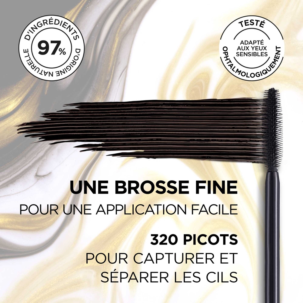 L'Oréal Paris L'Oréal Paris Mascara Volume Millions de Cils Baume Brun Mascara volume intense et soin