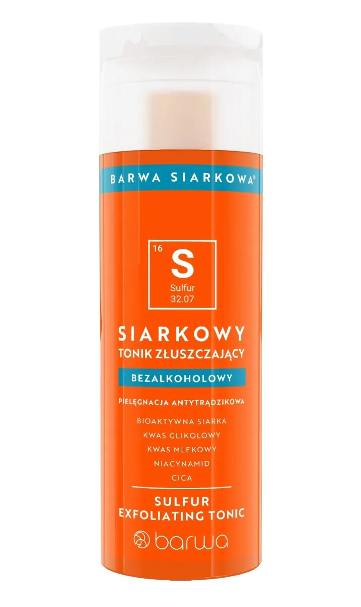 Barwa Sulfurkowa piling tonik bez alkohola