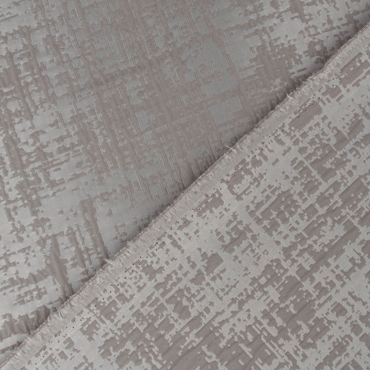 Meterware Rasch Textil Vorhangstoff Doubleface Jacquard Air Struktur beige 295cm, blickdicht, Jacquard, pflegeleicht, überbreit, doubleface