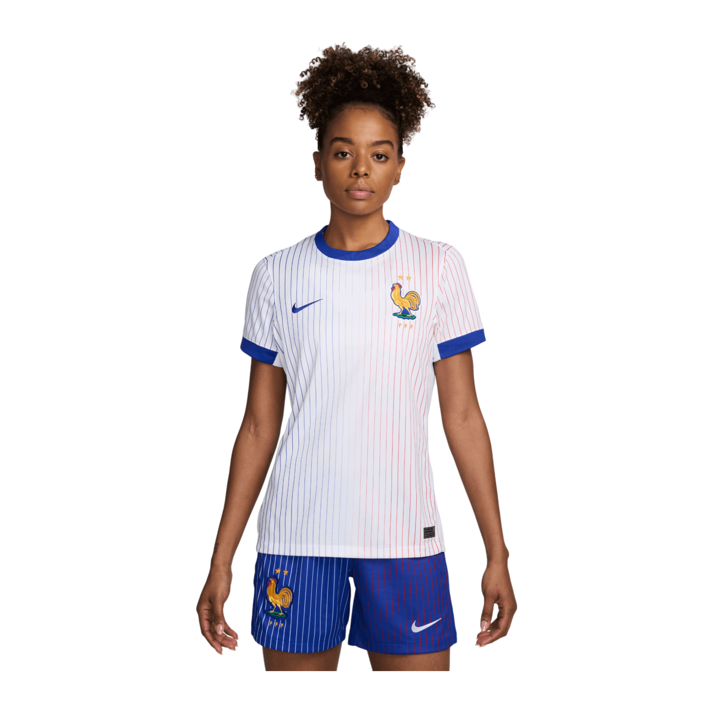 Nike Frankreich Trikot Away EM 2024 Damen Weiss F100