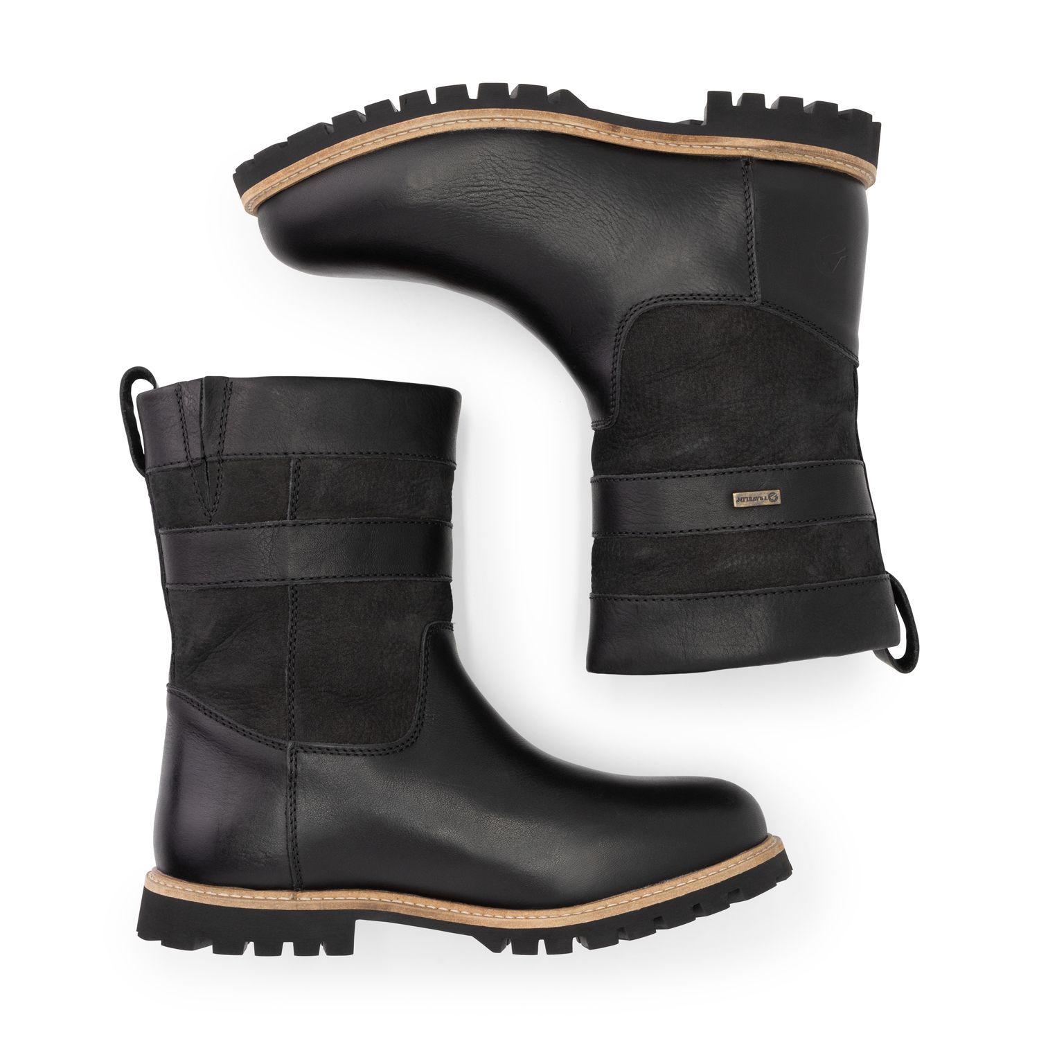 Travelin' Tallinn schwarze Herren Outdoorstiefel
