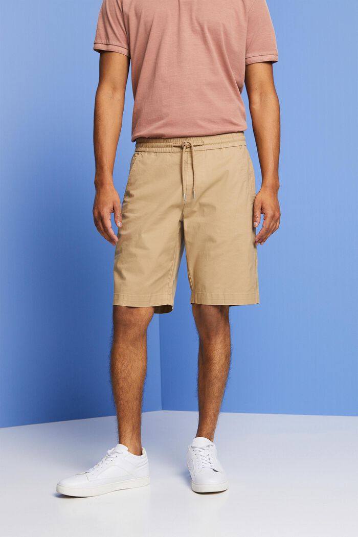 Shorts aus Baumwolltwill