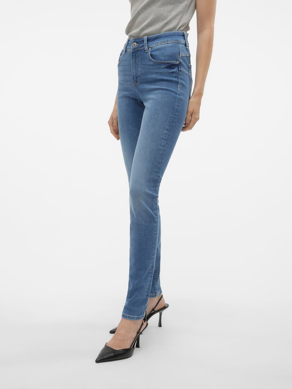 VMEMBRACE Mid Rise Skinny Fit Jeans