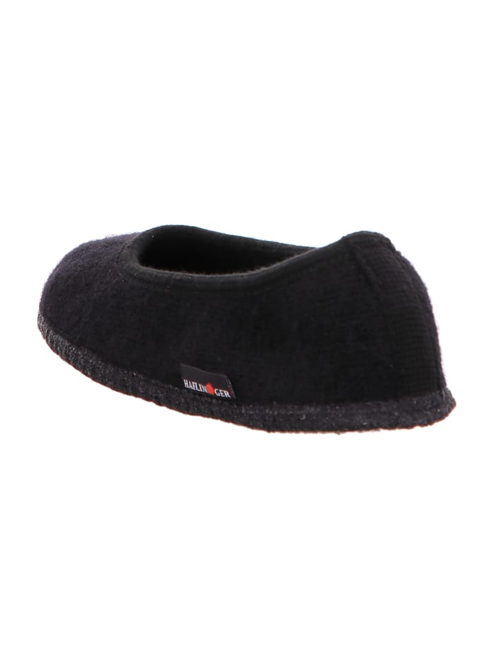HAFLINGER Hausschuhe in Schwarz günstig kaufen