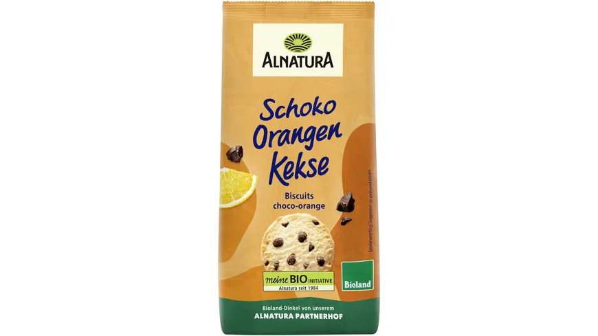 Alnatura Bioland-Schoko Orangen Kekse 150 g