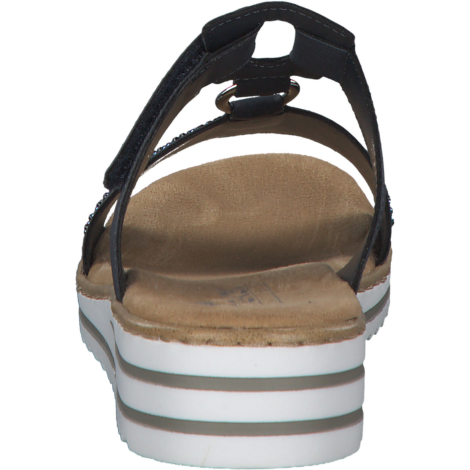 Rieker V0620, Plateau-Pantoletten, Damen, nightblue