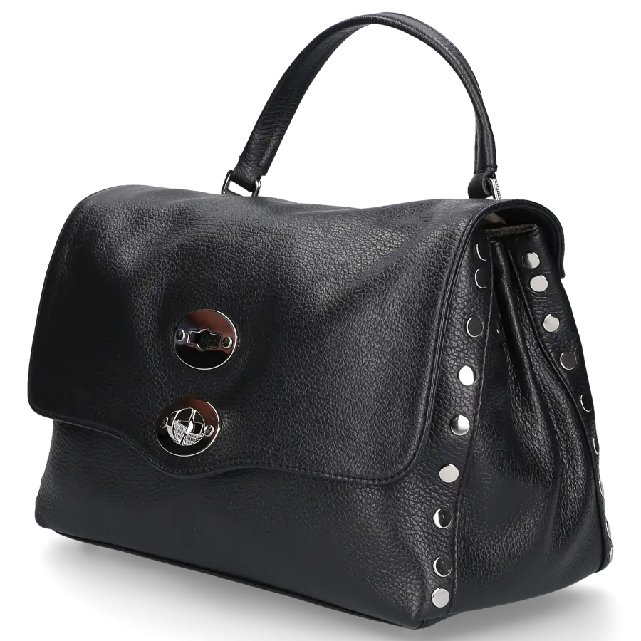 Zanellato - Schultertasche S POSTINA DAILY Schwarz - schwarz