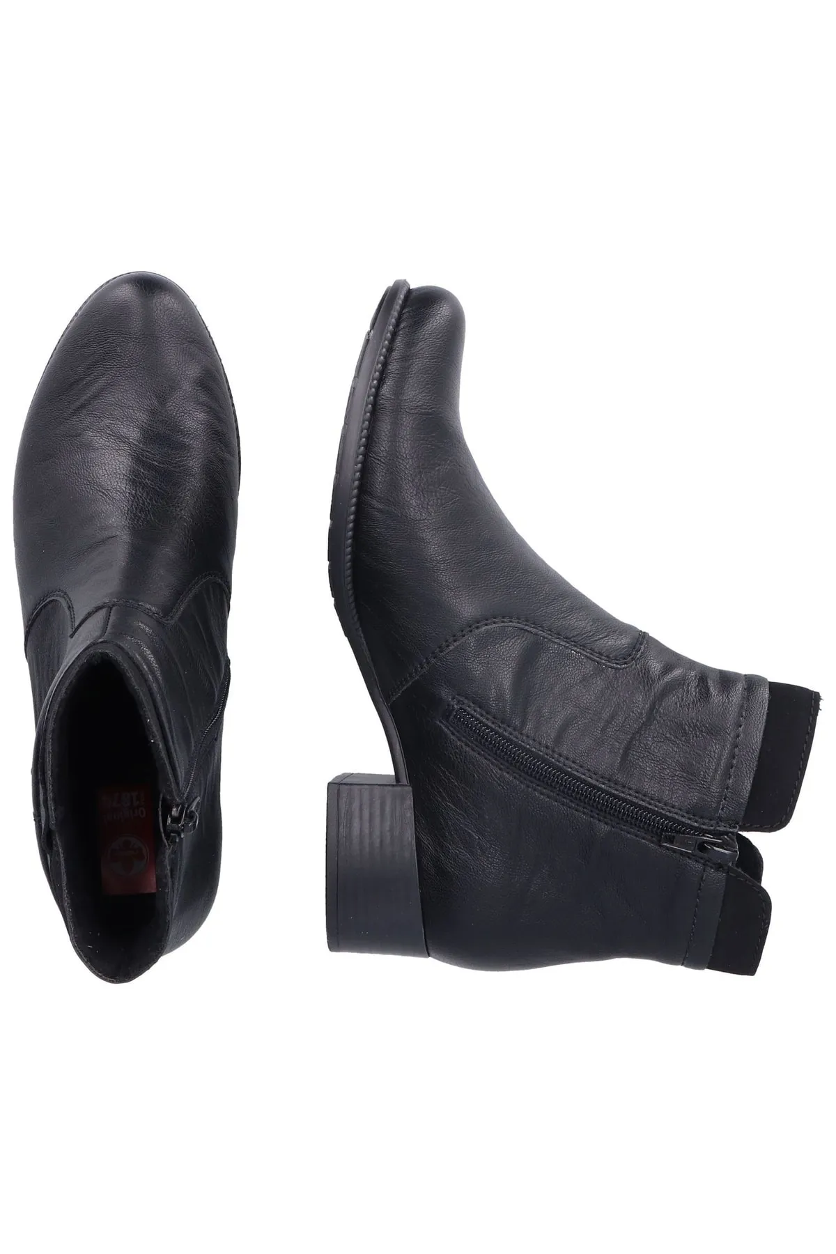 Rieker  Stiefelette - Schwarz - Blockabsatz