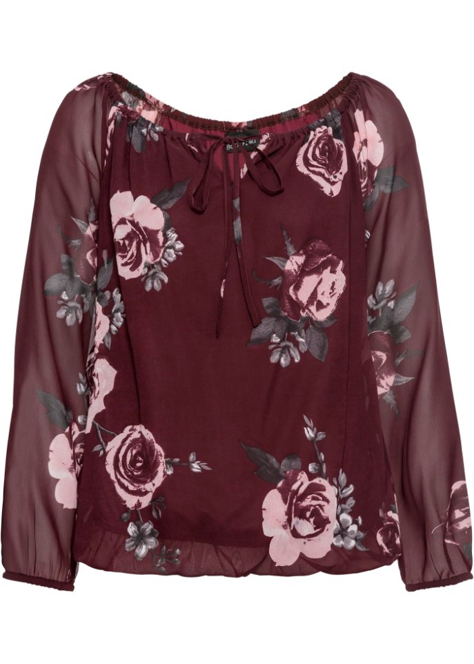 Bluse mit Tunnelzug