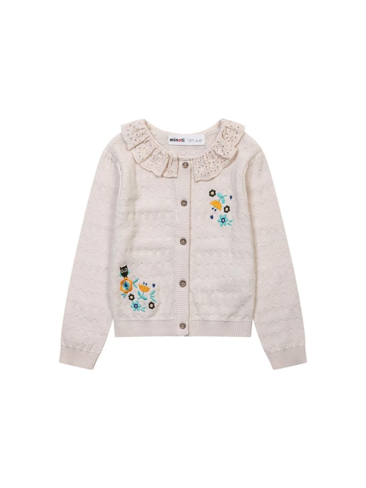 Minoti Cardigan Fleurs 4 in grau günstig kaufen 74/80