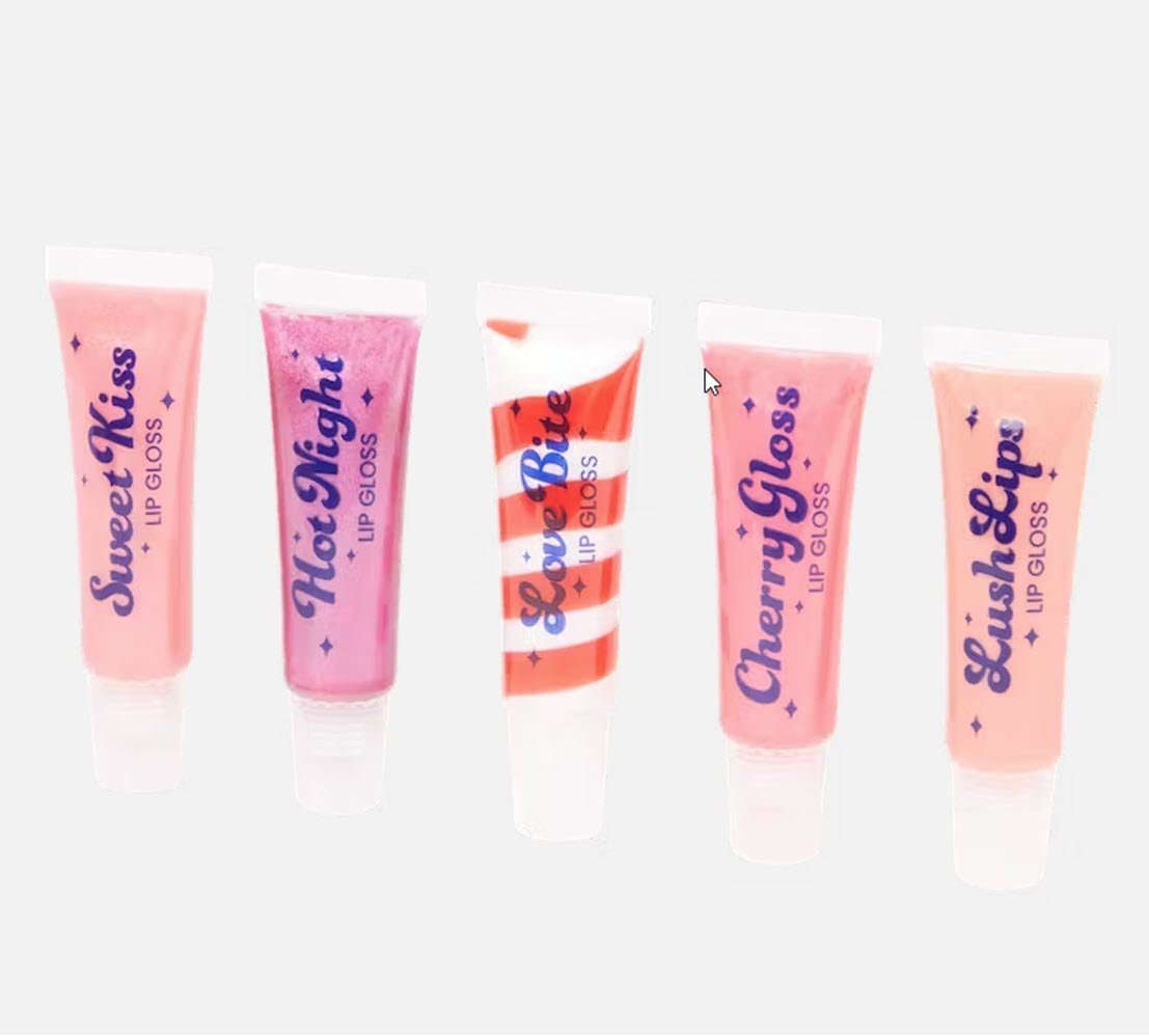Spectrum Lipgloss Lipgloss Set 5 Stück, 5-tlg.