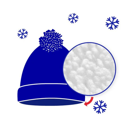 Baby Navy Apple Juice Beanie - Navy Blue Fleece