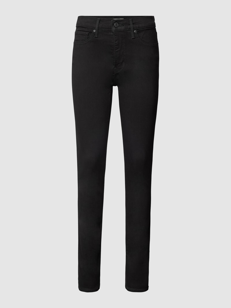 Shaping Skinny Fit Jeans mit Stretch-Anteil Modell '311' - ‘Water<Less™’ in schwarz