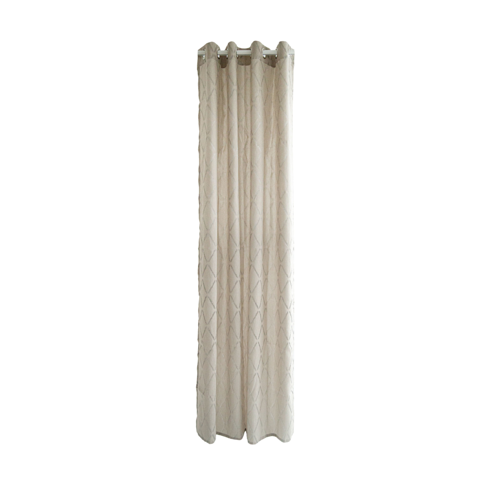 Ösenschal Deron beige/silber