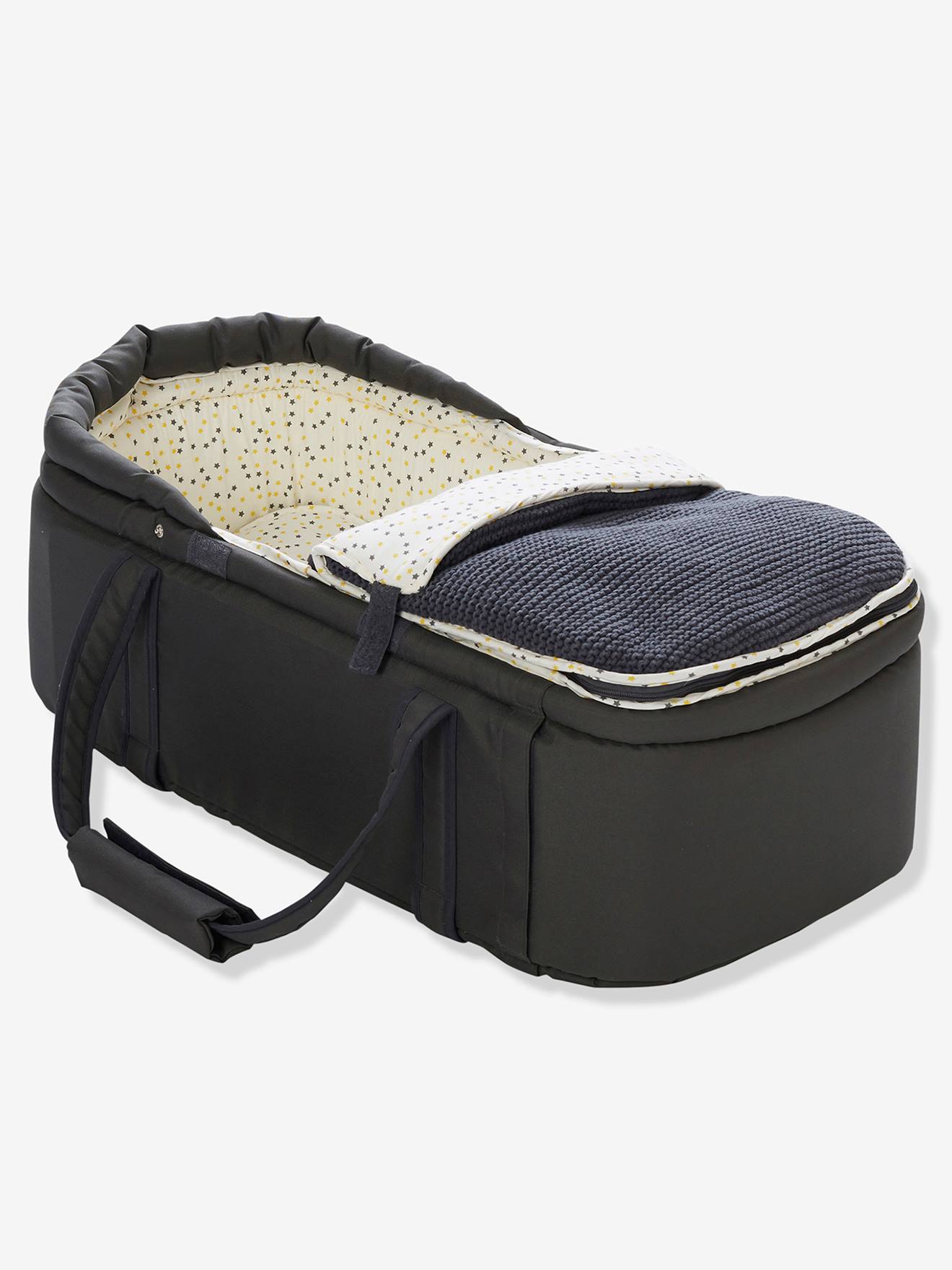 Vertbaudet Baby Softtragetasche - anthrazit/sterne