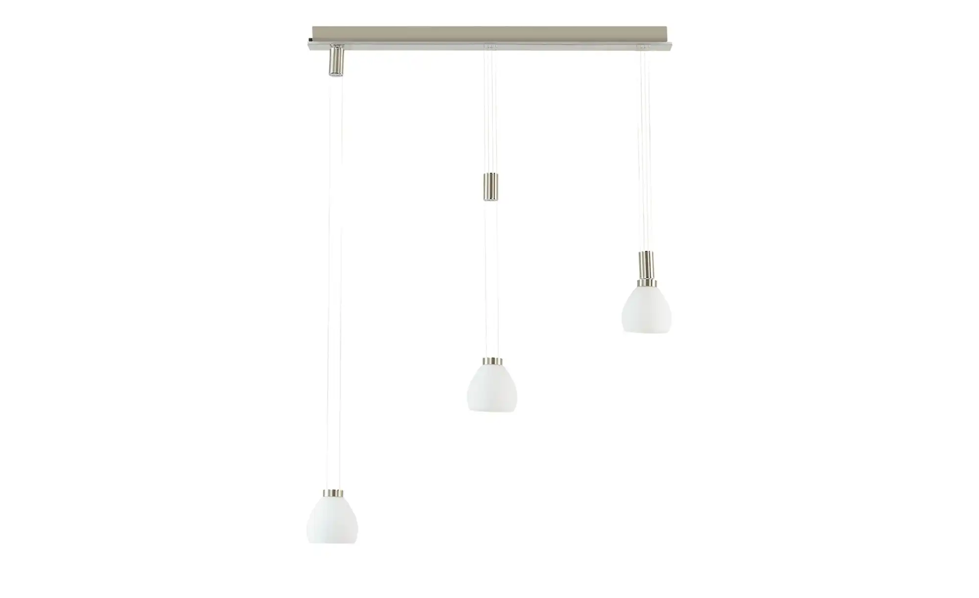 HELL-höllisch gutes Licht LED-Pendelleuchte, 3-flammig, Nickel-matt