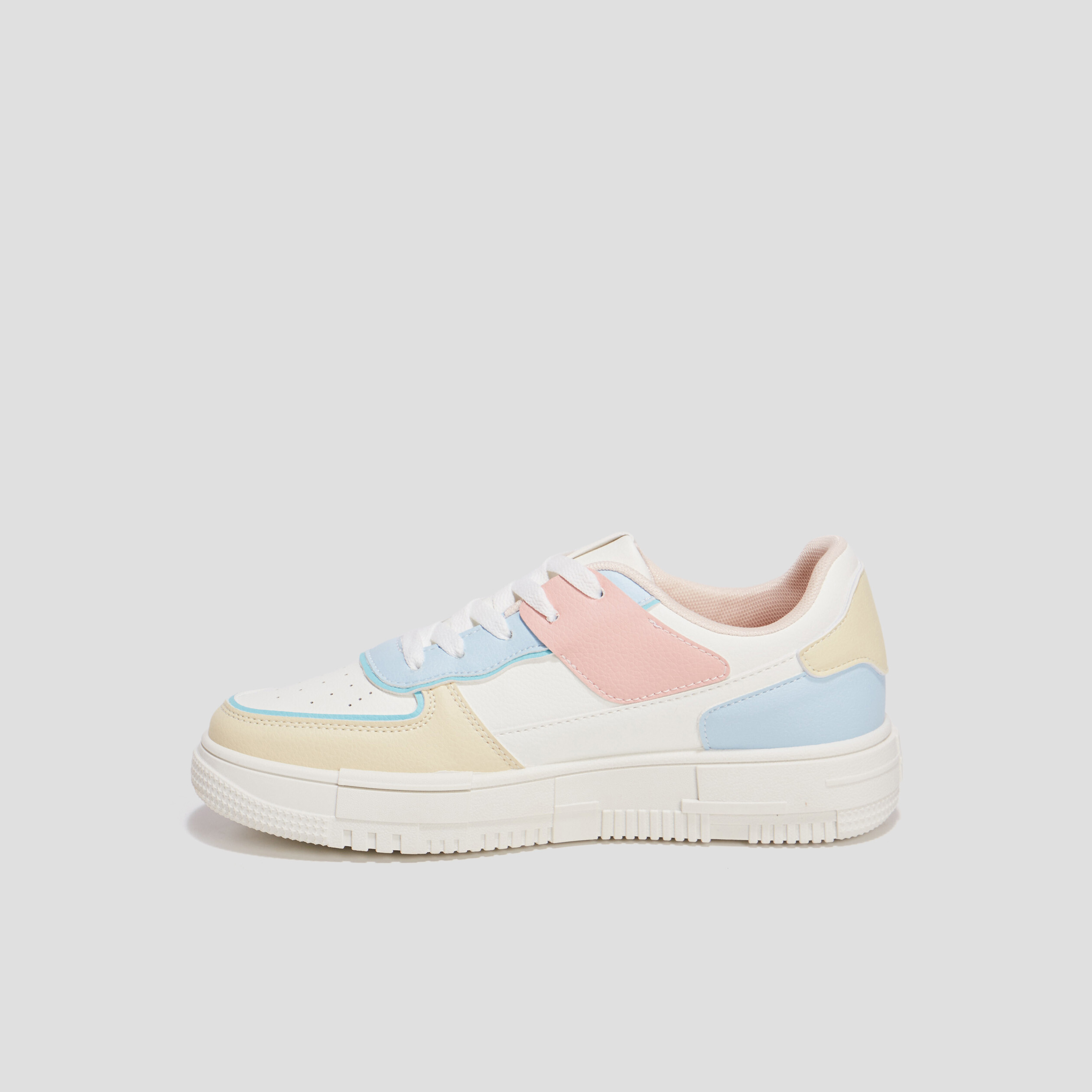 Tennis à lacets Creeks multicolore femme | La Halle