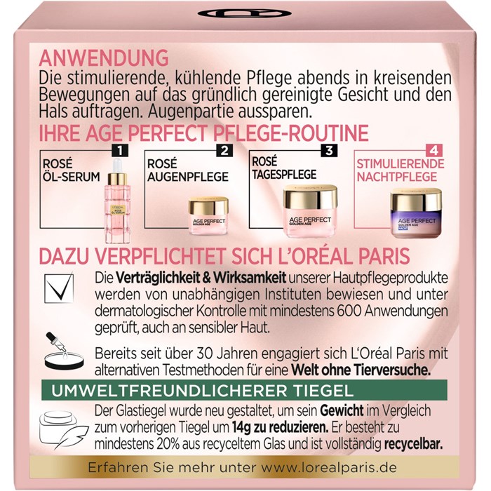 Golden Age  Stimulierend-Kühlende Nachtpflege