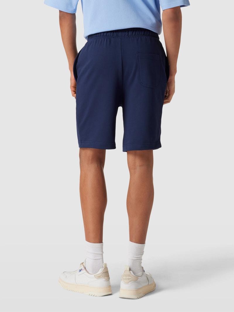 Sweatshorts mit Tunnelzug in marineblau