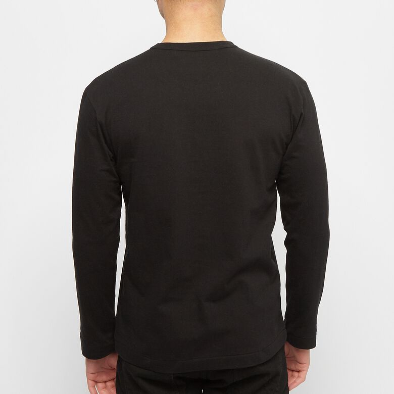 Comme des Garcons Play Play Black Heart Long Sleeve T-Shirt black